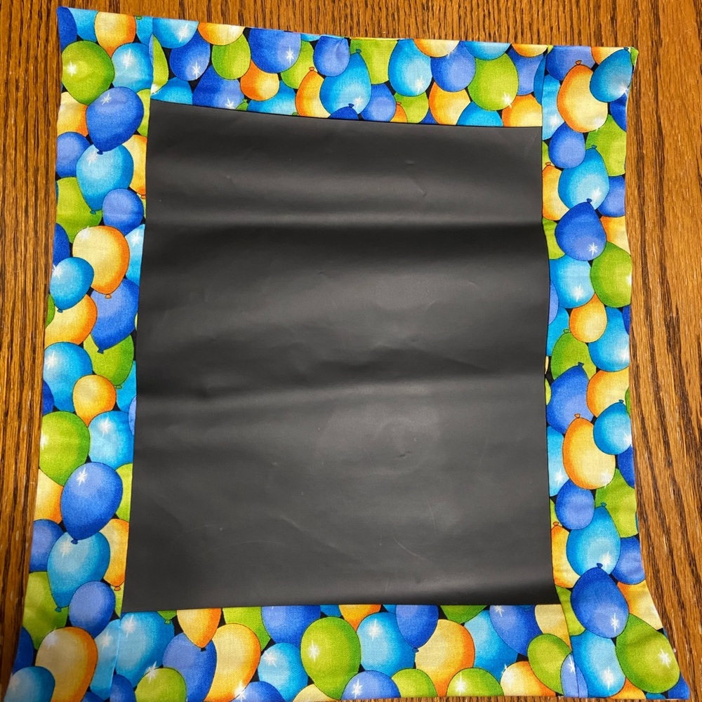 Handmade Fabric Chalkboard